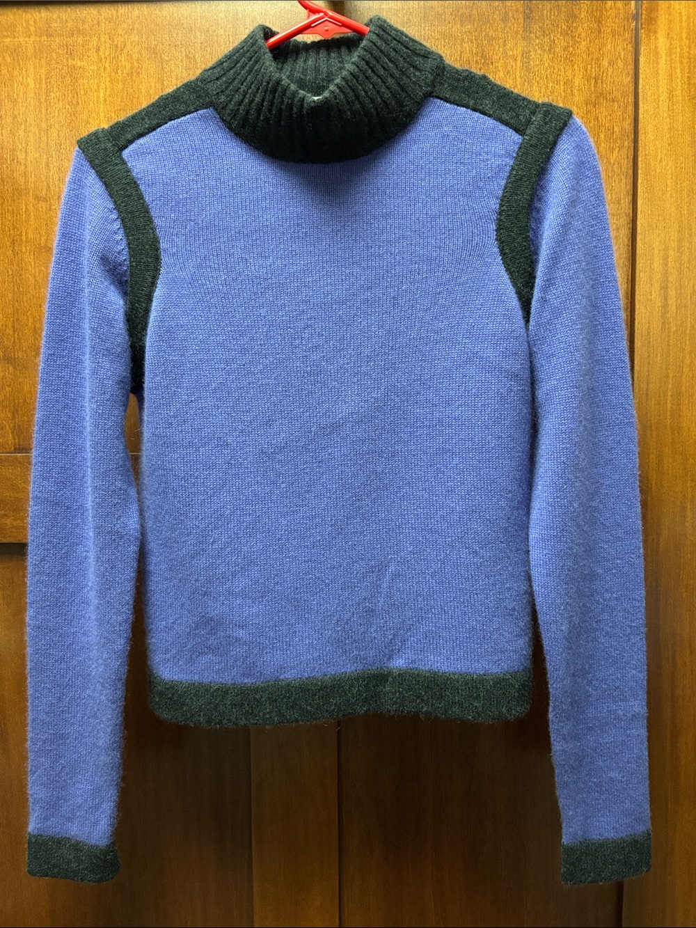 Carlisle Silk Cashmere Colorblock Sweater Small
